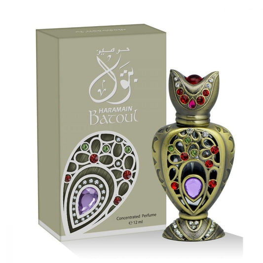 Al Haramain Batoul 12ml Attar Oil | Arabic Perfume for Women & Men | Arabian Perfume Oil with Amber, Musk & Woody Notes | Luxury Unisex Fragrance |
