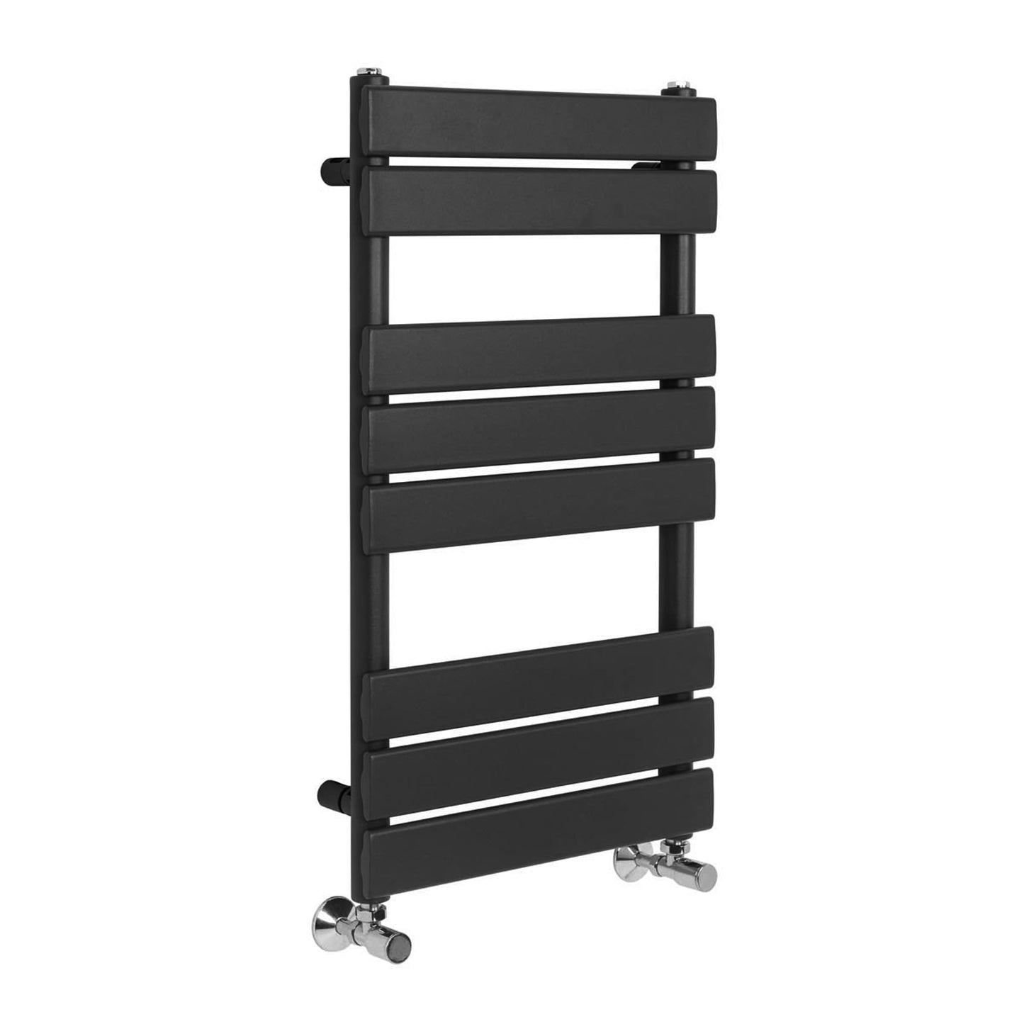 Greened House Richmond Heated Towel Rail Black 500mm W x 800mm H