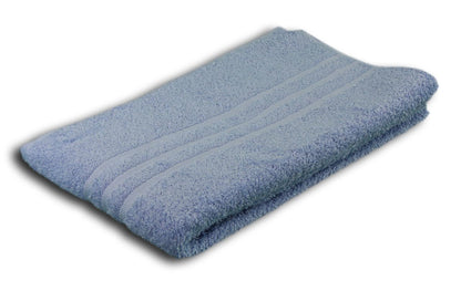 Gözze - Elegant Hand Towel Set of 2, Sylt, 100% Cotton, Heavy Weight 440 g/m², 50 x 100 cm - Dove Blue