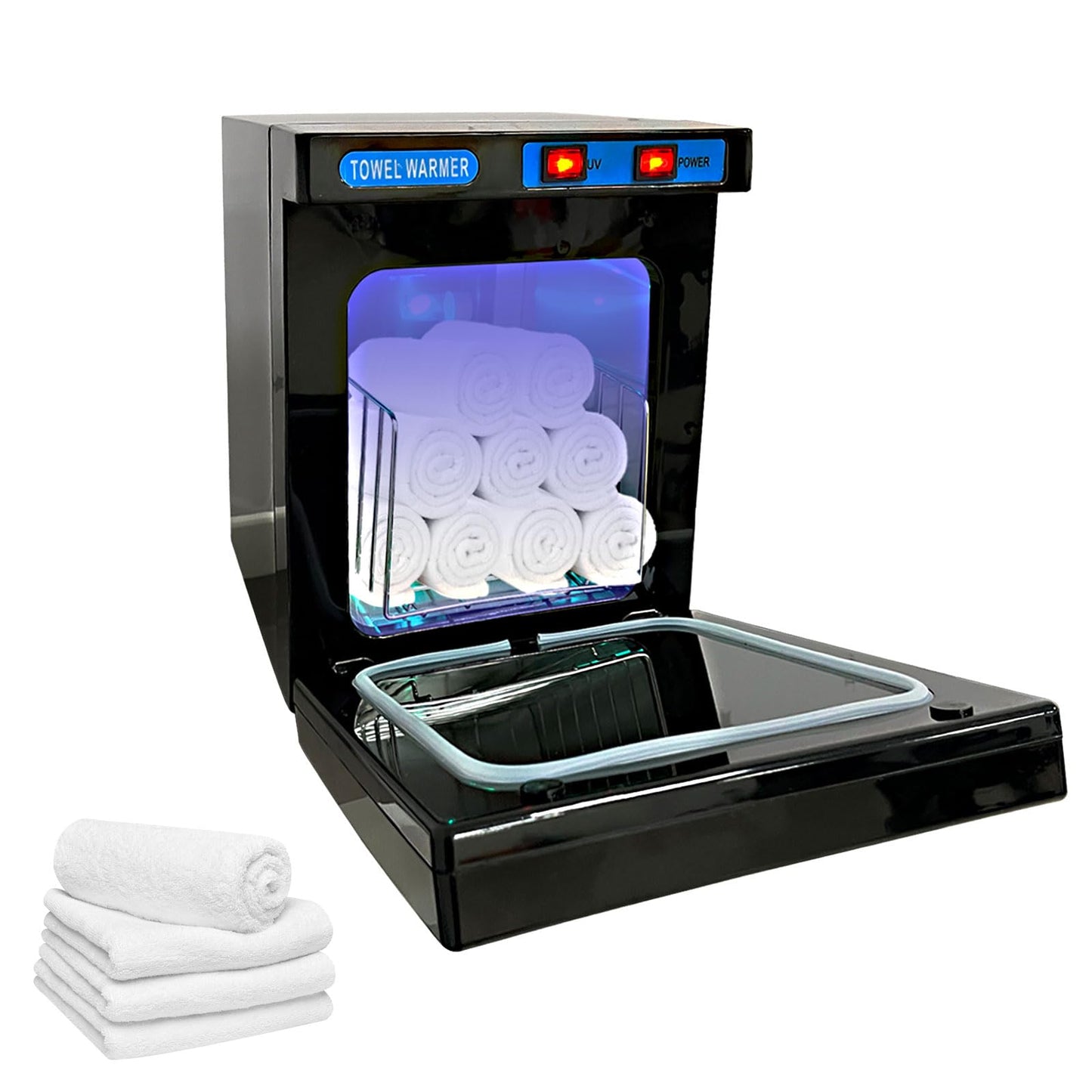 Hot Towel Warmer, 5L Towel Warmer Cabinet with UV Sterilizer, 360° Heating & Fast Heat-Up, Easy to Use for Beauty, Salon, Spa, and Home
