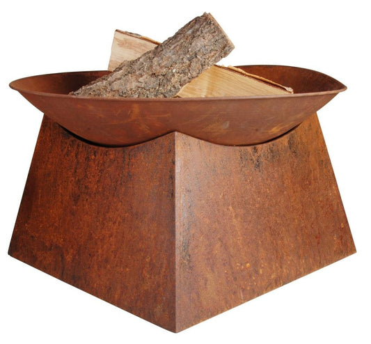 Esschert Design FF149 Rust Fire Bowl, white, 13.0 in*22.0 in*22.0 in