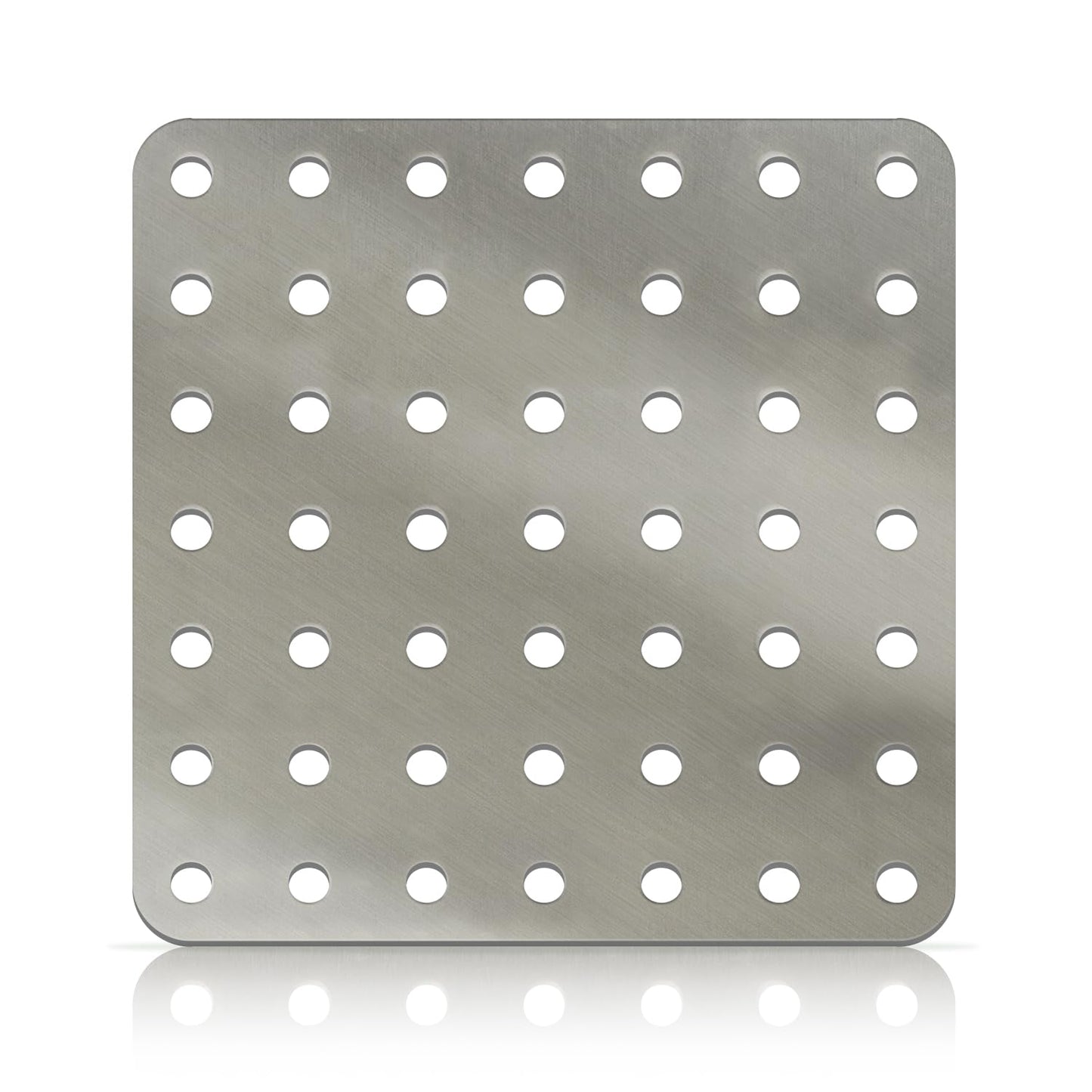 Simply Hardware® Square Drain Guard/Swirl Cover - 4 Inch up to 9 Inch Stainless Steel - Keep Drains Clear from Leaves & Debris - 5.5" x 5.5"
