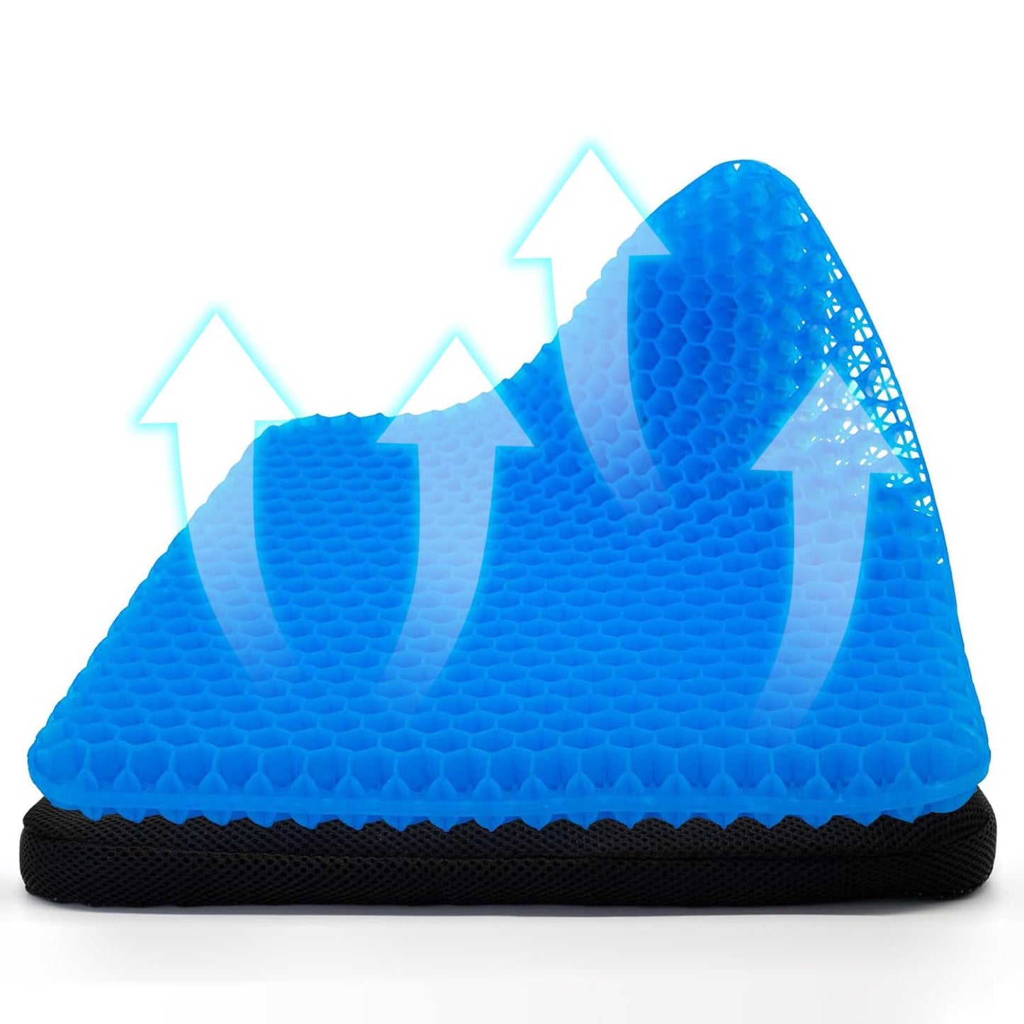 Chair Cushions,Car Seat Cushion,Honeycomb Gel wheelchair Cushion for Driving,Airplane,Travel,Orthopedic,Coccyx,Office,Pressure Sore,Sciatica,Stadium