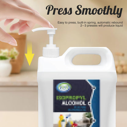 3 Pcs 5L Bottle Pump Dispenser for Isopropyl Alcohol Pump for 5ltr Container Cleaning With Tube 4ml Dose Ideal for Shampoo, Alcohol, Oils, Perfumes