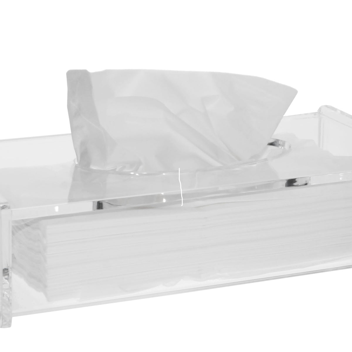 Fantasia Utensils and Accessories, Acrylic Tissue Holder Box, Multicolored