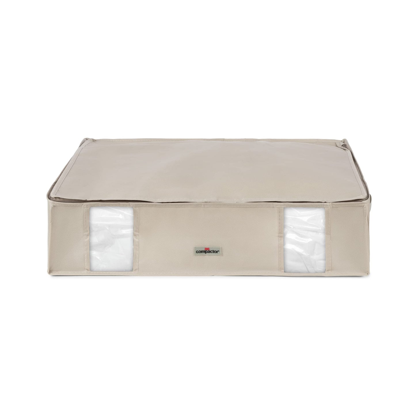 Compactor Set of 3 Large Space Saving Under Bed Vacuum Storage Boxes, For Wardrobes and Bedrooms, Clothes Organiser, Bedding, Linen and Duvet Storage