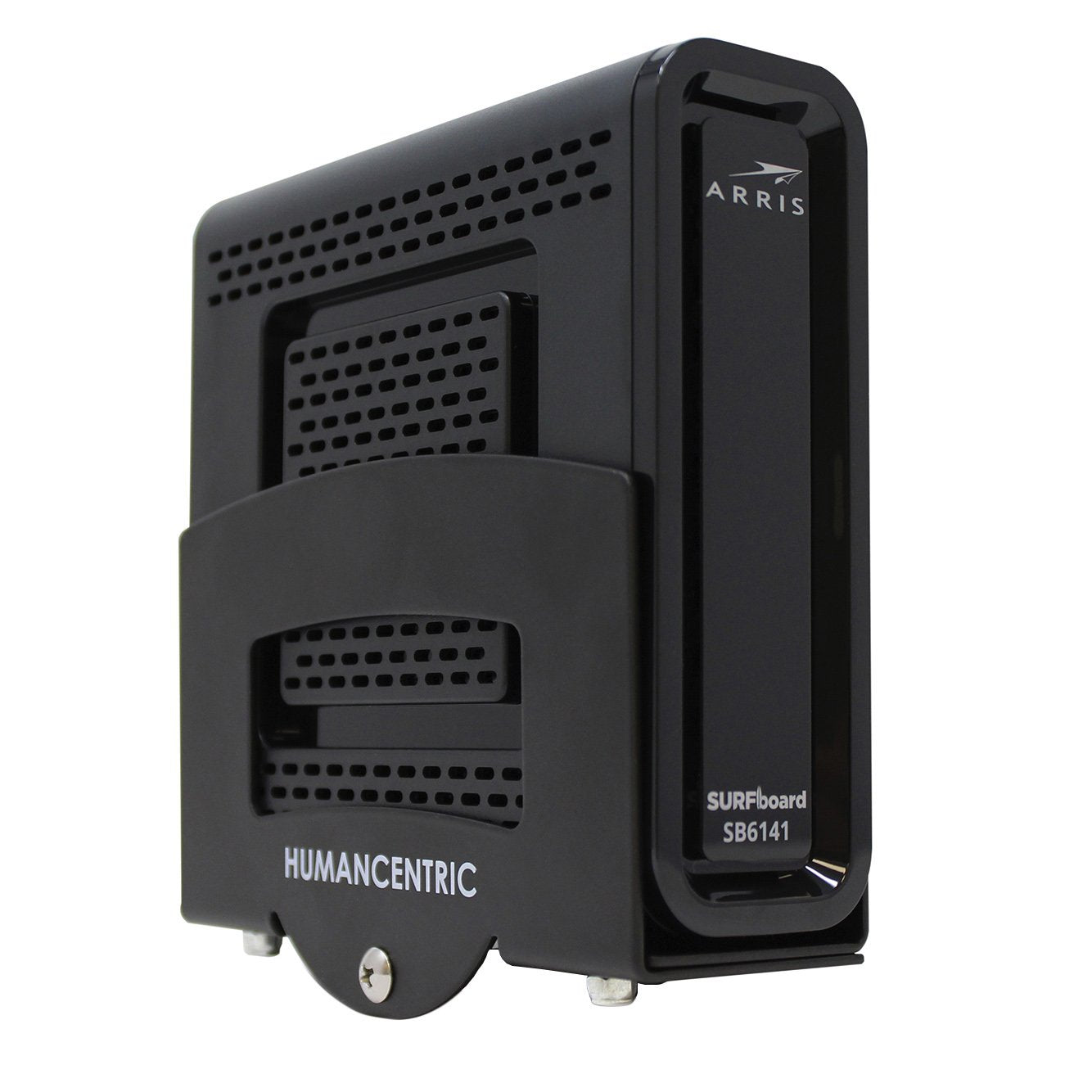 HumanCentric Cable Box and Modem Mount, Adjustable Wall Mount for Small and Wide Devices, Cable Boxes, Modems, DVD Players, Streaming Media Devices,