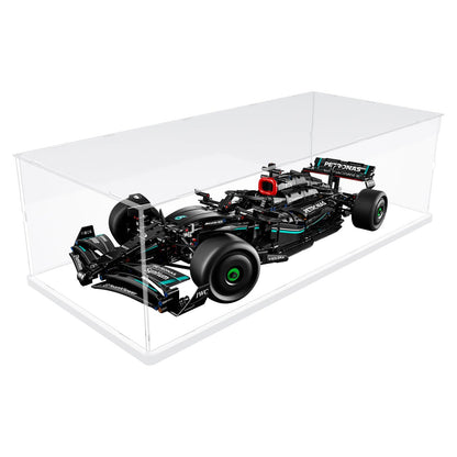 Nynelly 3mm Thick Acrylic Display Case for Lego F1 Cars for Lego Ferrari Mercedes McLaren F1 Model Cars