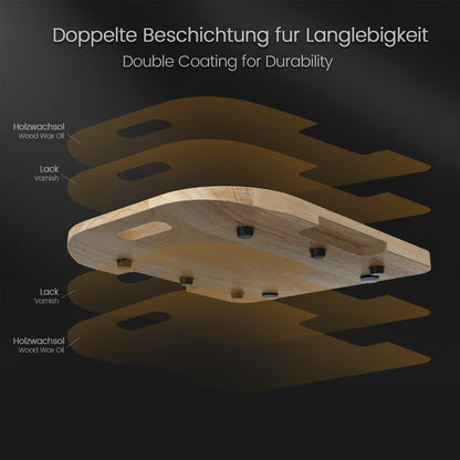 Siegvoll Thickened Sliding Board for Thermomix TM6 TM5 Rolling Board with Effortless Displacement, Thickened Wood Glider Accessories for Thermomix TM6