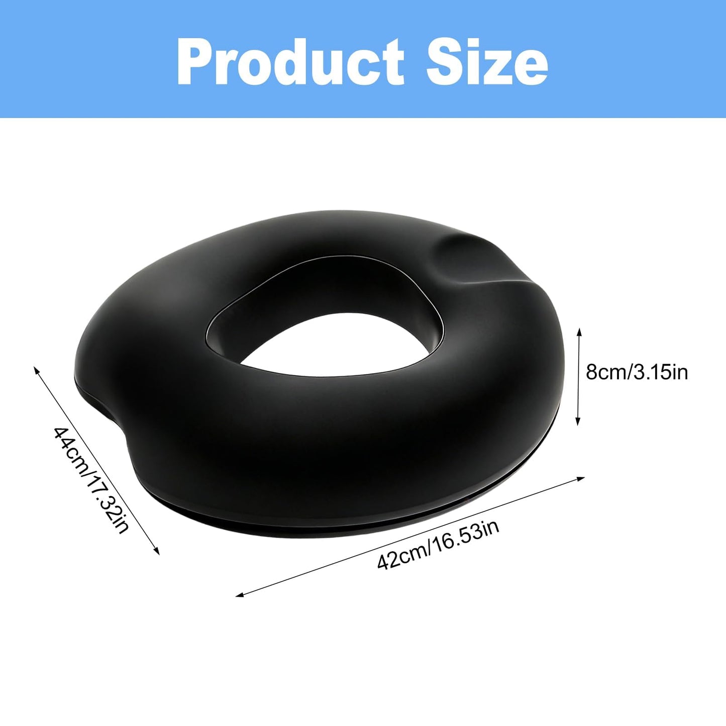 FALSKT Donut Cushion Coccyx Cushion for Tailbone Pain Relief Hemorrhoids