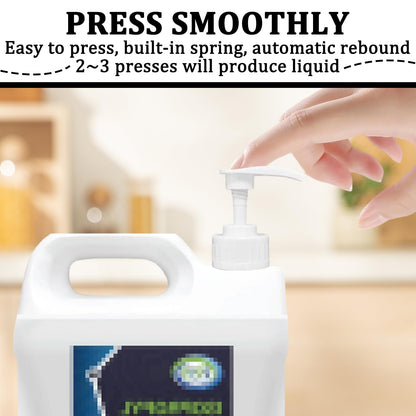 Ruiunchu 6 Pcs 5L Bottle Pump Dispenser for 5 Litre Container 38mm Bottles