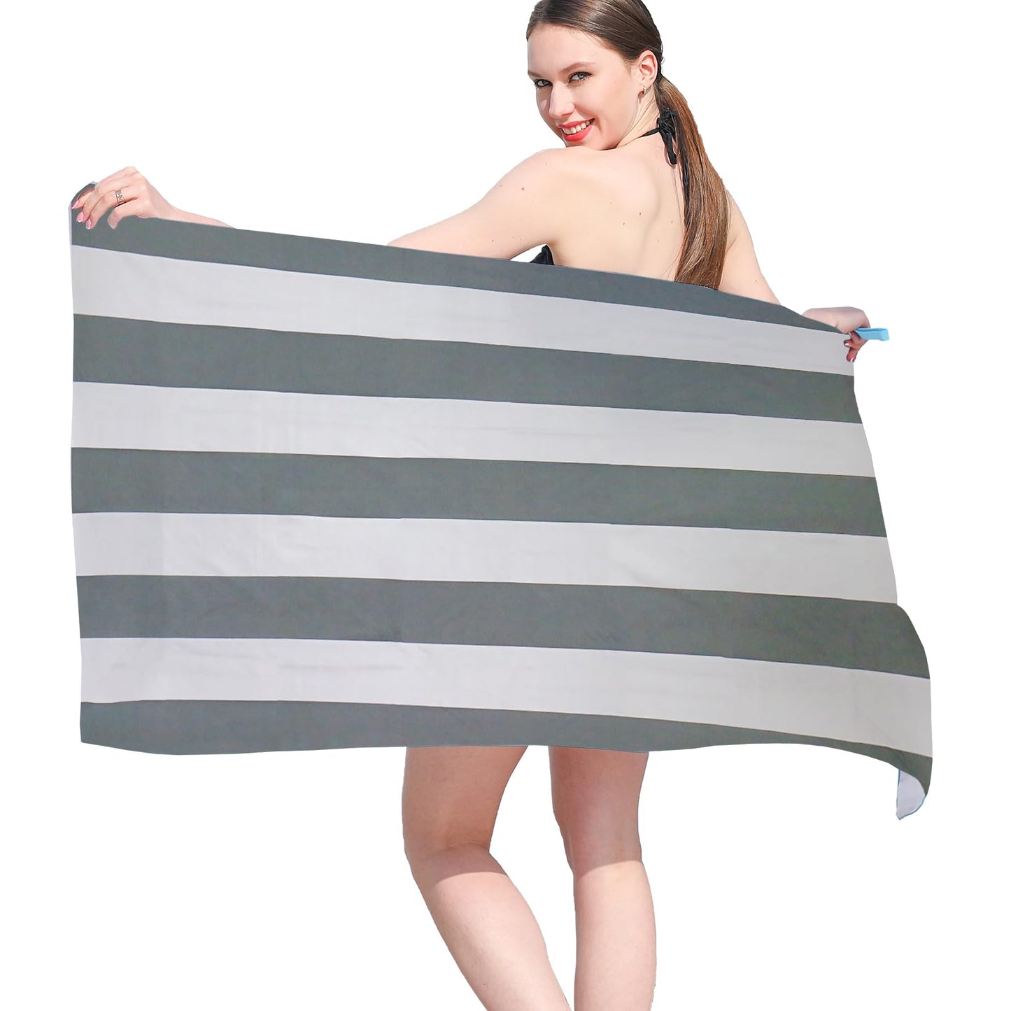 Vorvowry Microfibre Beach Towels for Adults Women Men Extra Large Lightweight Quick Dry Sand Free Travel Towel Double Sided Printing for Swim Sports