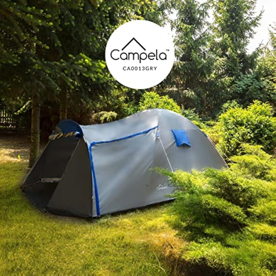 Campela CA0013 Tropical Family Tent 3-4 Person Waterproof 3000m Taped Seams