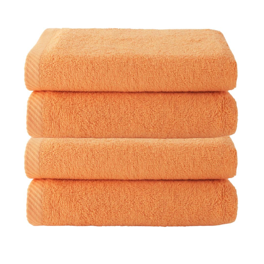 Top Towel Plus Set of 4 Bath Towels and Washbasin 100% Cotton | Soft, Absorbent and Durable Towels 50 x 100 cm | Ideal Set for Modern Bathroom