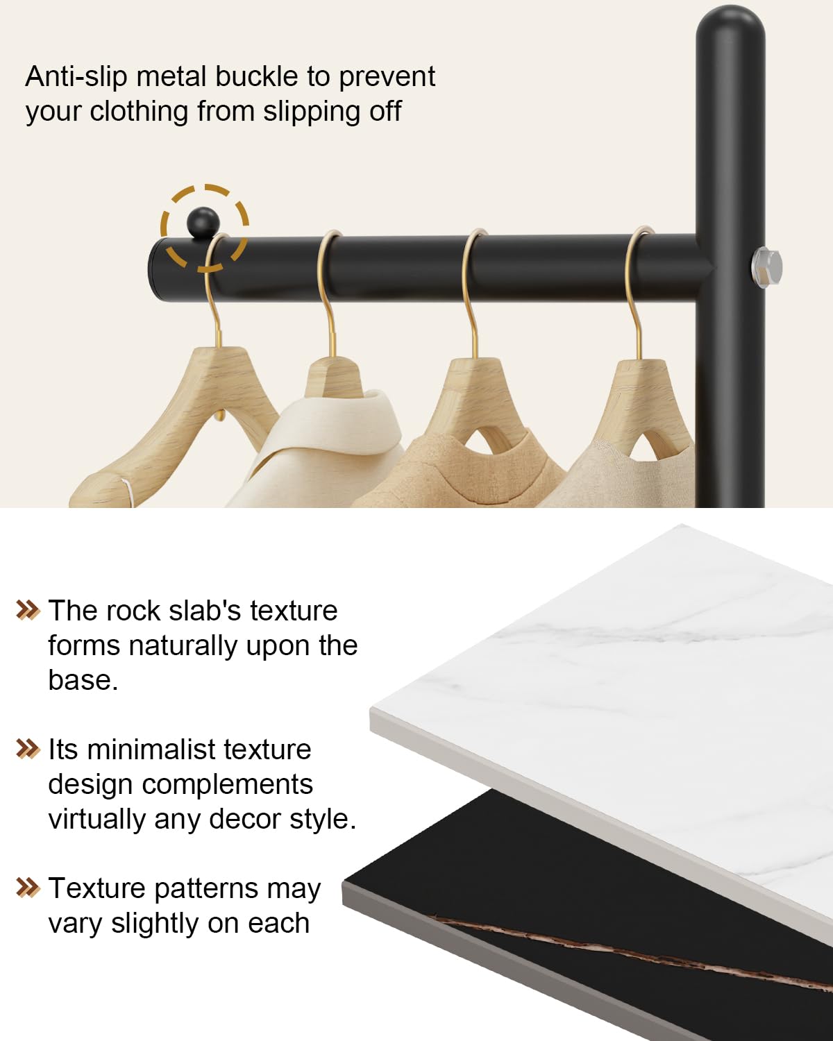 Yawinhe Coat Rack Metal,174cm L- shape Freestanding Coat Tree,Black