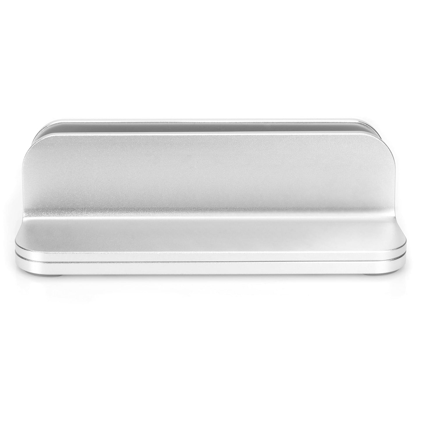 Digitus vertical notebook stand - variable size 7.7-40 mm - anti-slip pads - silicone pads inside - timeless aluminium design - 10kg load capacity