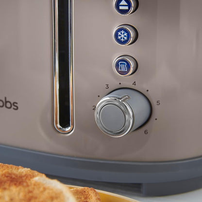 Russell Hobbs Toaster 4 Slice (Independent & Extra wide slots, 6 Browning levels, Frozen, cancel & reheat features with blue indicator light,
