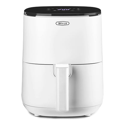 BELLA 3 L Touchscreen Air Fryer Oven and 5-in-1 Multicooker with Removable Nonstick Dishwasher Safe Crisping Tray and Basket, 1400 Watt Heating