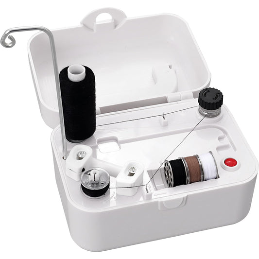 Littleduckling Electric Bobbin Winder Automatic Bobbin Winder for Sewing Machines USB/Battery Powered Portable Bobbin Winder Household Electric Bobbin