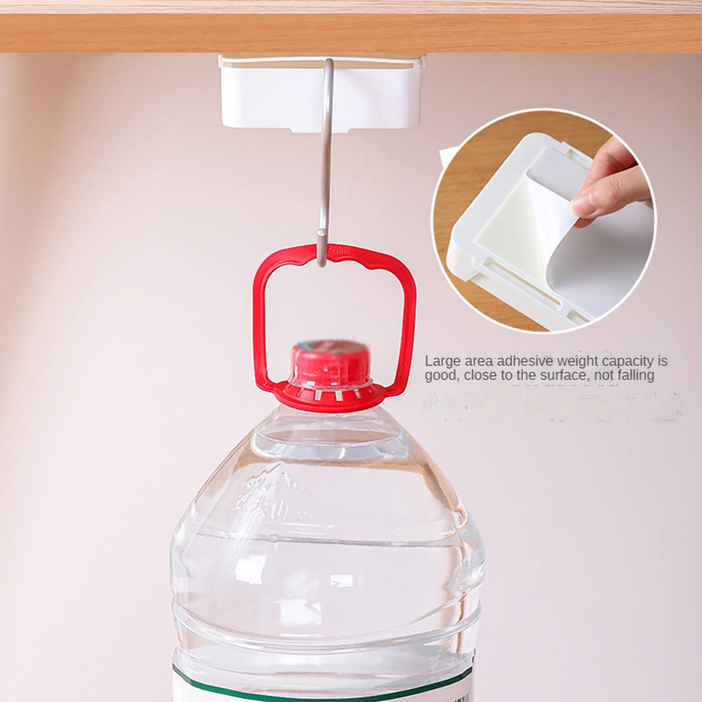 YANGLY Invisible Drawer Storage Box with Lid Pull Out Under Desk Mini Drawer