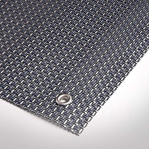 Tenax 1 a140305 TexStyle VIP Screening Fence Breeze Anthracite/Silver 500,0 PVC X 100.0 x 0.1 cm