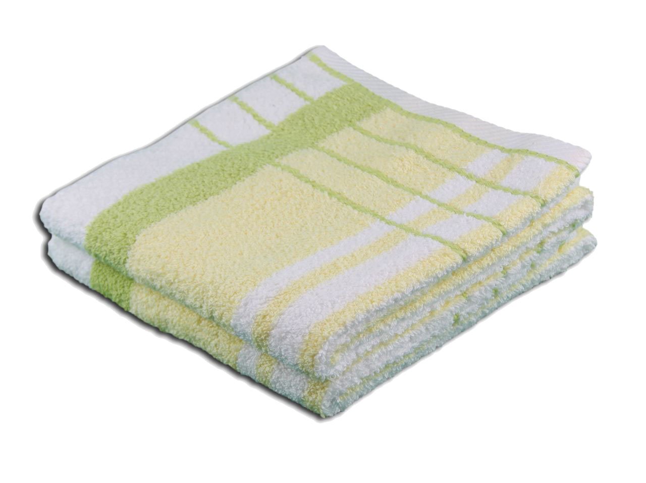 Gözze Berlin - Hand Towel - 50 x 100 cm, Terry, Vanille/Limone, 50 x 100 cm