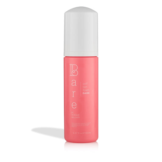 Bare by Vogue - Dark Tan Self-Tanning Foam - Suitable for All Skin Types - Self Tanner for Face & Body - Long-Lasting Fake Tan - 150ML