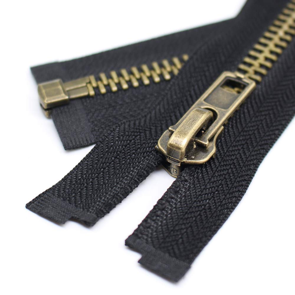 ByaHoGa 23 cm #8 Zip Metal Separable for Jackets Coats Bronze