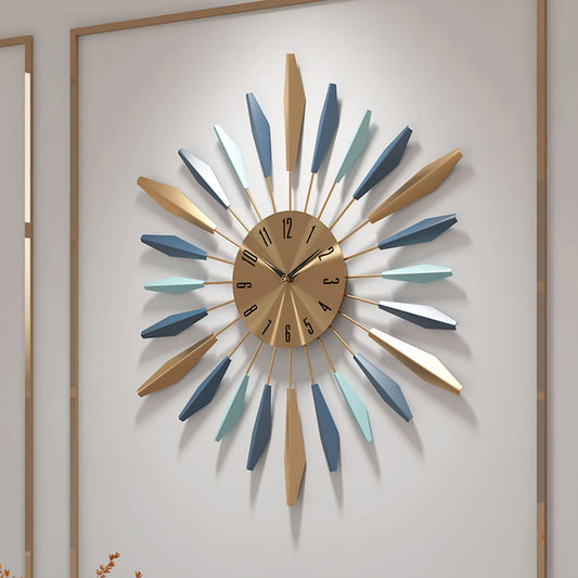 Large Wall Clocks for Living Room?55CM Silent Non-Ticking Modern Wall Clock Battery Operated,Vintage Big Clocks for the Wall Decorations for