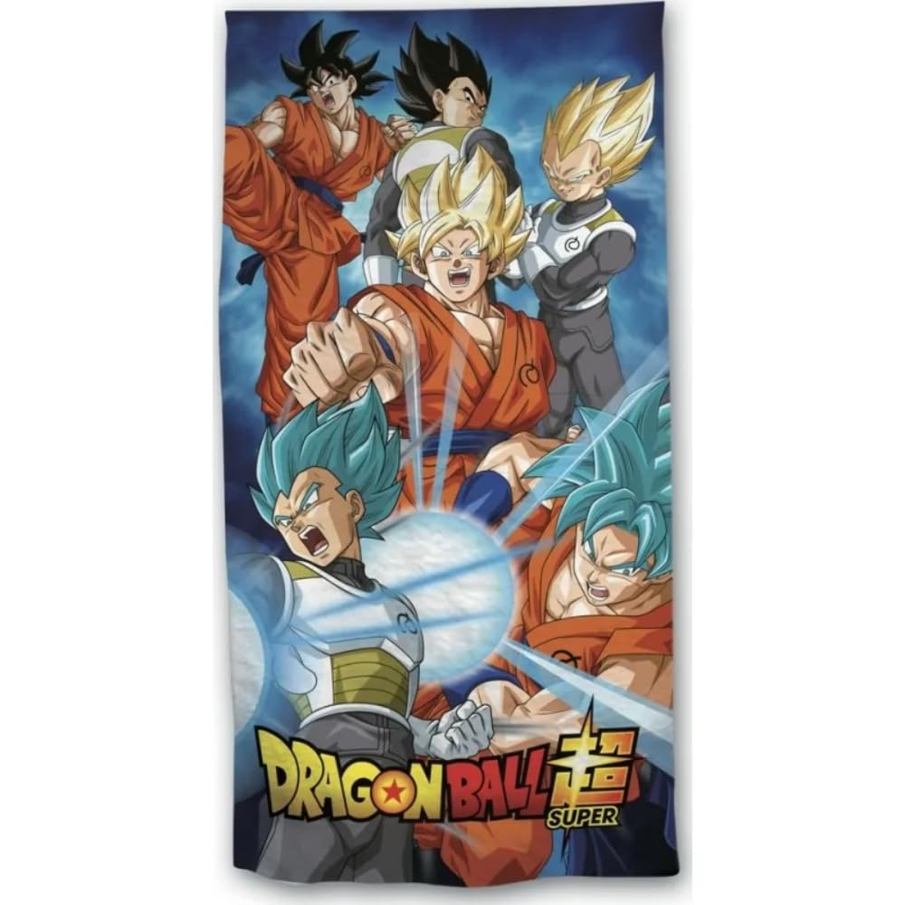 arlis Dragon Ball Beach Towels – Beach Towel 140 cm x 70 cm (Dragon Ball Beach Towel – M) (140 x 70 cm, Dragon Ball Beach Towel – F)