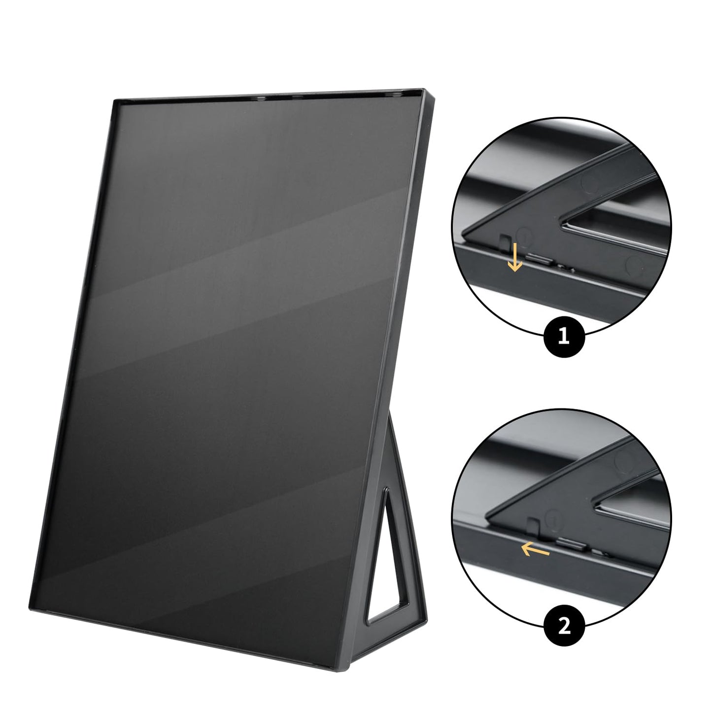 A4 Stand, Acrylic Stands A4 for Table Numbers Wedding, Poster, Flyer, Menu, Brochure Holder A4 Both in Horizontal and Vertical Direction