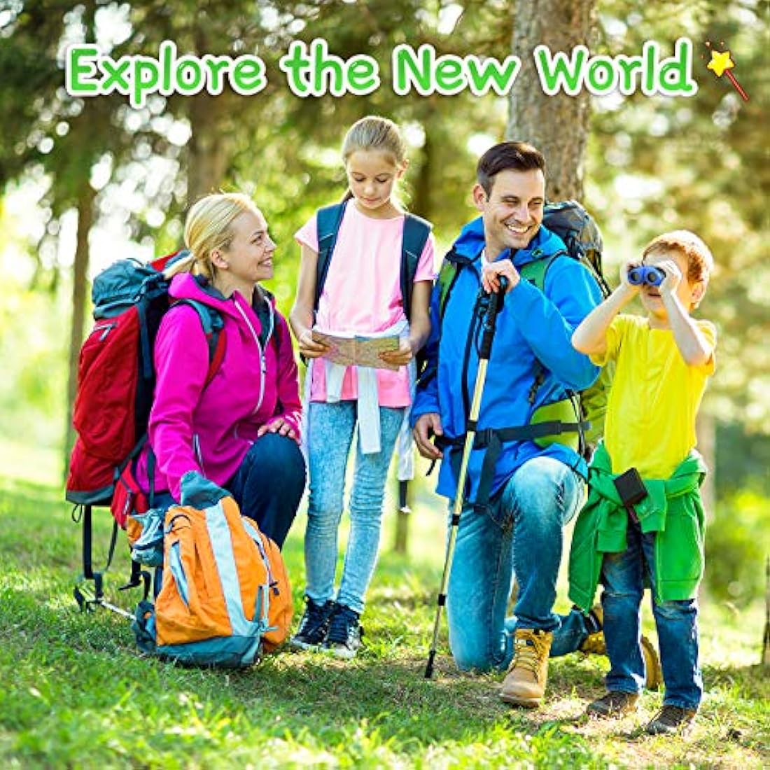 EUTOYZ Binoculars Kids, Boys Toys for 4 5 6 7 Year Old Boy Gift for 3-10 Year Olds Boys Toys Age 3-10 Kids Toys Christmas Gifts Stocking Fillers Blue