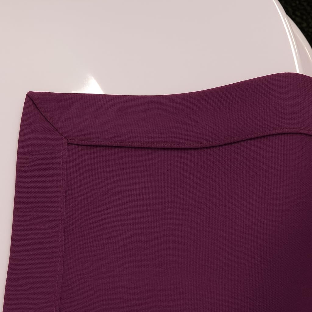 Table Runner Made of Minimate Fabric Modern, Smooth, Wide Hem, Non-Iron, Durable, Washable up to 60°C, Can be Tumble Dried, Kitchen and Living Room