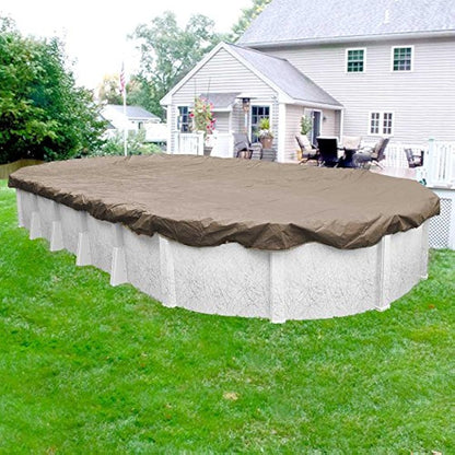 Robelle 571527-4-ROB Winter Oval Above-Ground Pool Cover, 15 x 27-ft, 07 - Defender