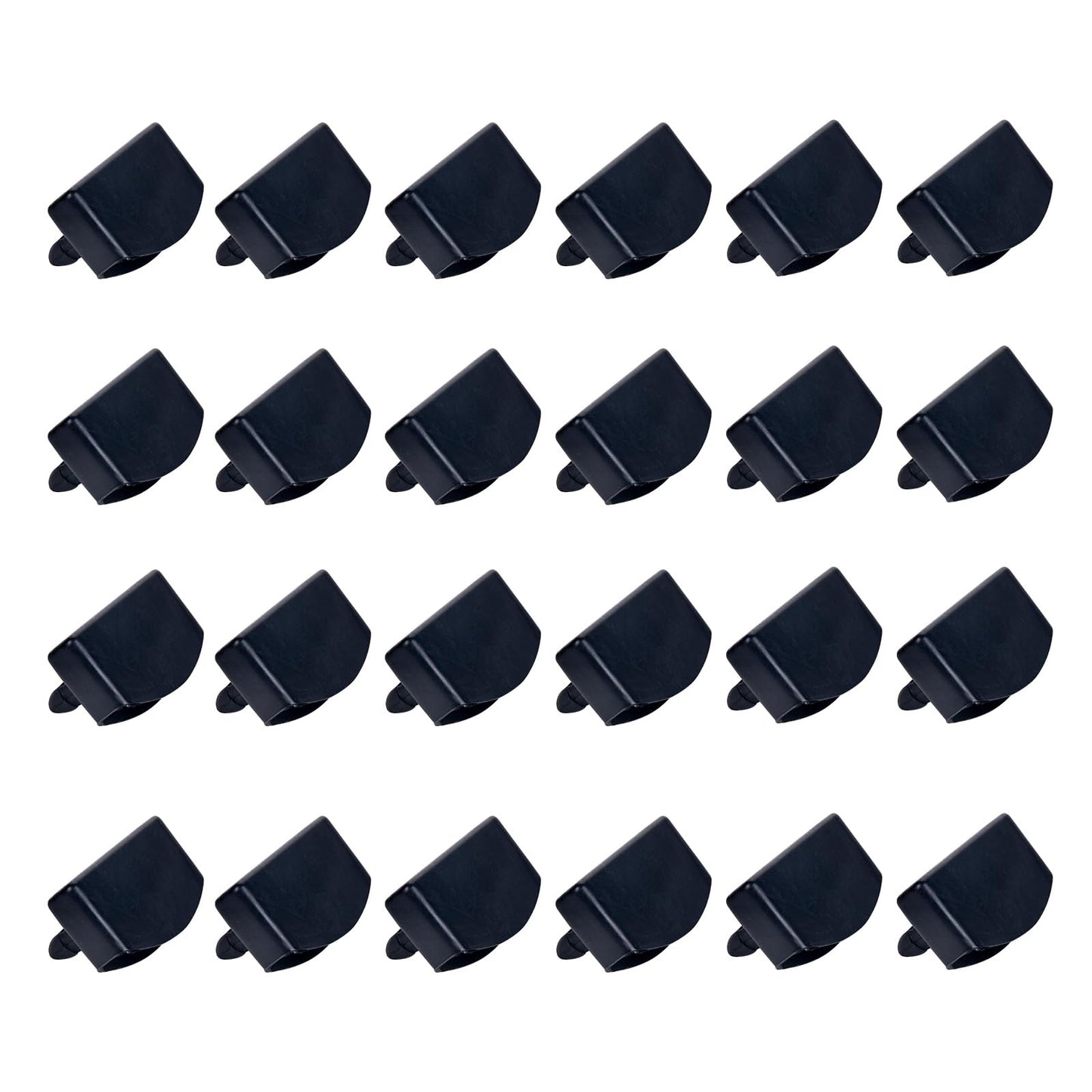 Sewokon 24 Pcs Side Bed Slat Holders Replacement Kit, Plastic Bed Slats Caps - 24 End Sides, Lattenrost Kappen