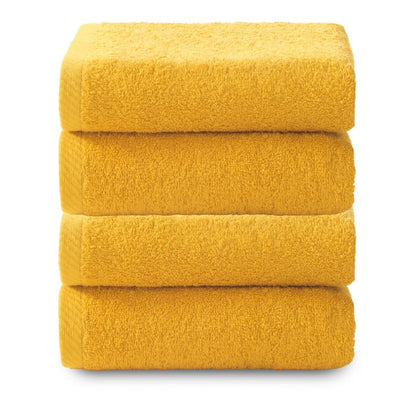 Top Towel Plus Set of 4 Bath Towels and Washbasin 100% Cotton | Soft, Absorbent and Durable Towels 50 x 100 cm | Ideal Set for Modern Bathroom