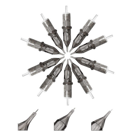 ATOMUS 30pcs Tattoo Cartridge Needles 1RL 3RL 5RL Tattoo Needles for Pen Line Pattern Disposable Sterilized Round Liner for Pen Rotary Machine