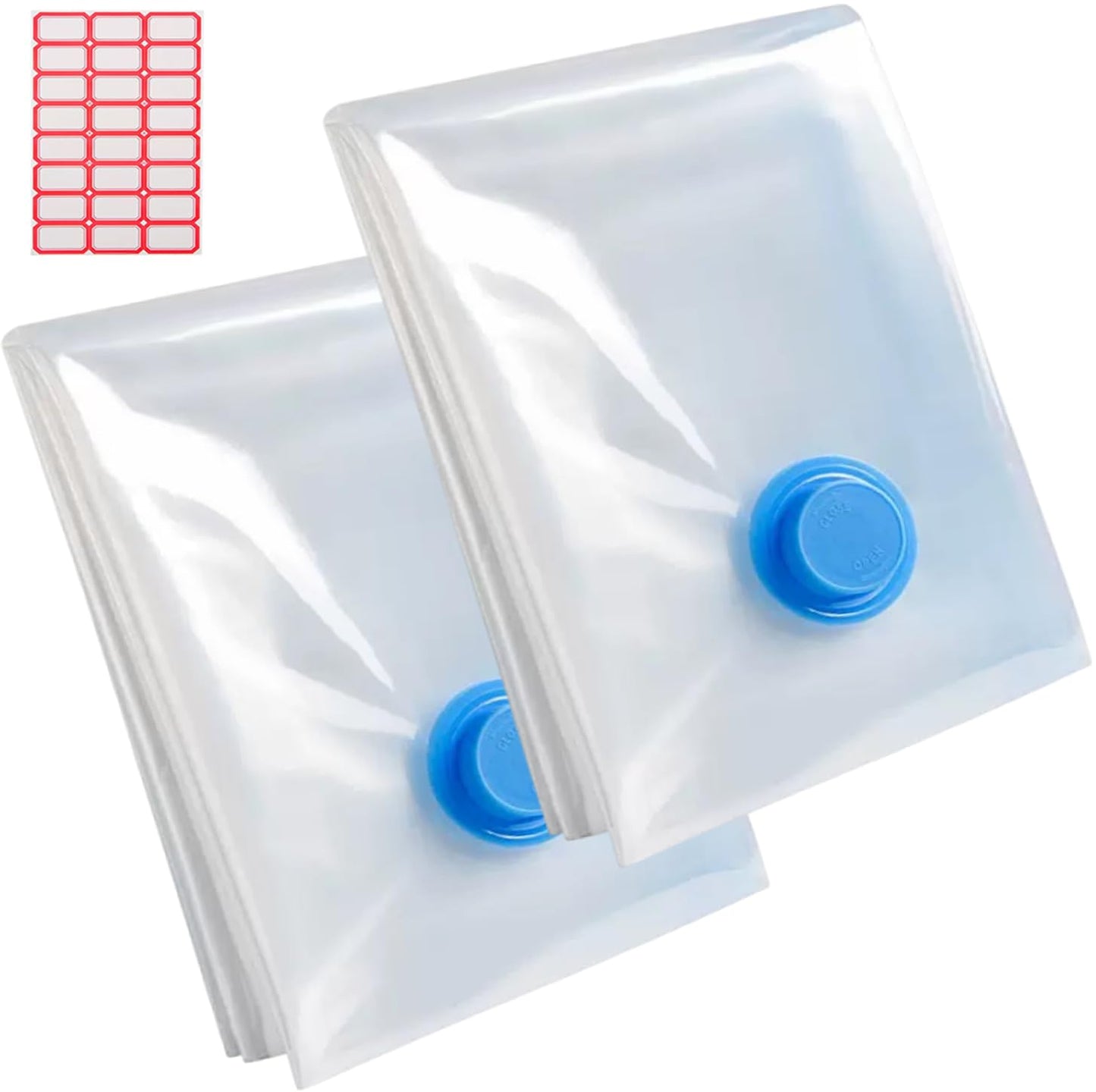 2 Pack 100 X 130cm Vacuum Storage Bags, Extra Large Strong Space Saver Compression Bags