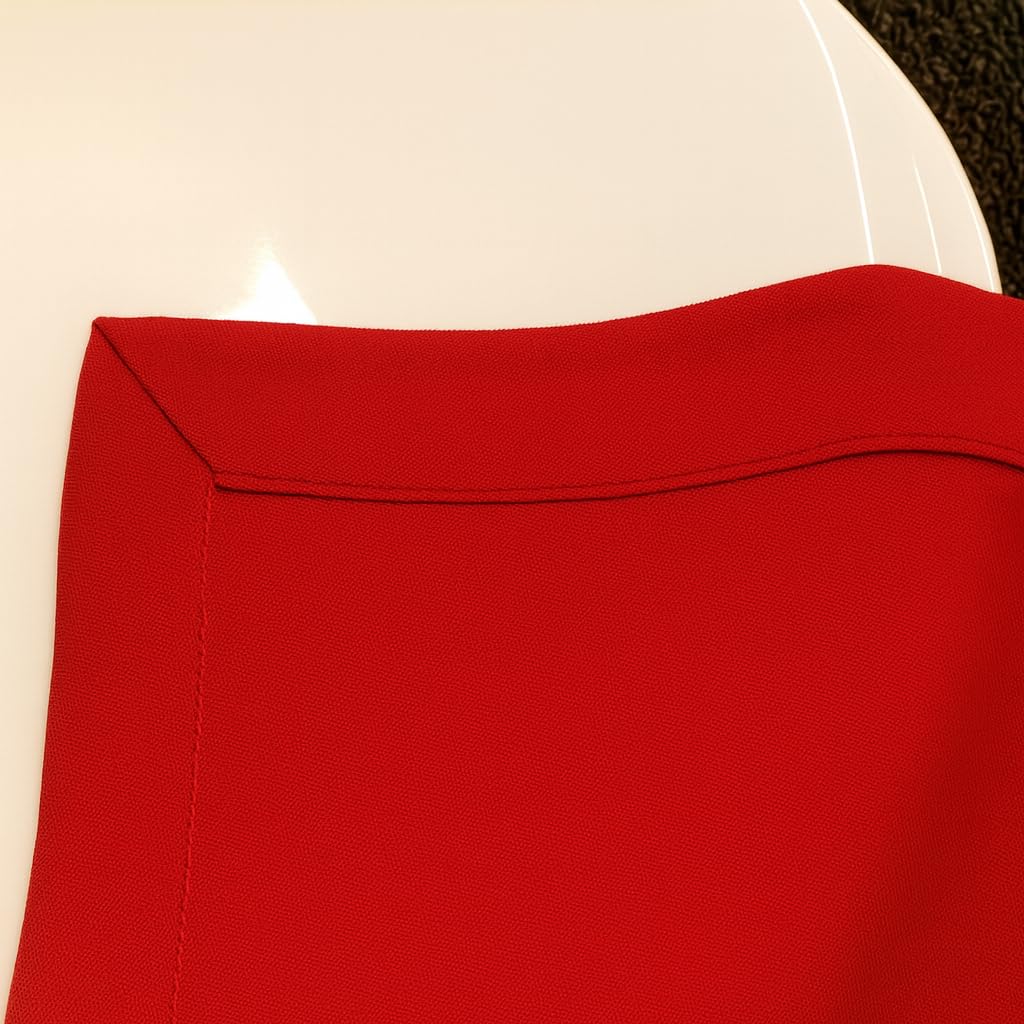 Table Runner Made of Minimate Fabric Modern, Smooth, Wide Hem, Non-Iron, Durable, Washable up to 60°C, Can be Tumble Dried, Kitchen and Living Room