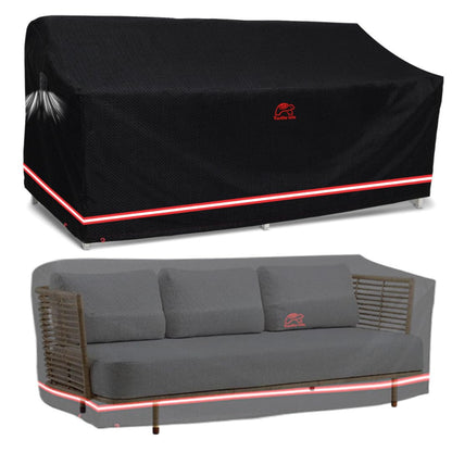 Turtle Life Garden Sofa Cover, Patio Outdoor Heavy Duty Durable UV&Water Resistant Anti-Fading Sofa Covers Lounge Sofa Cover with Air