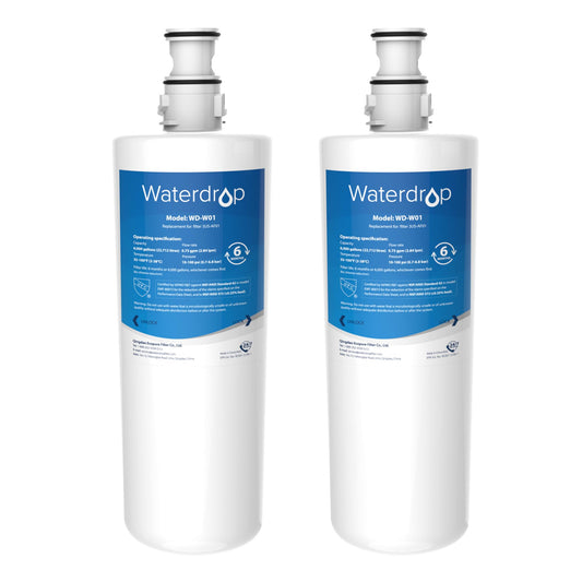 Waterdrop Water Filters Replacement for InSinkErator, Compatible with InSinkErator Hot Water Tap F701R, F-701R, 3US-AF01, HC-3300, GN-1100, 3M