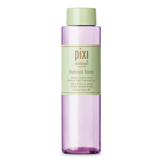 Pixi Retinol Tonic, Smoothing & Firming Facial Toner, Enhanced with Peptides to Boost Collagen Production, Alcohol-Free Daily Rejuvenating Toner, 250