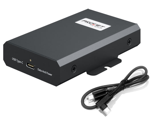PROCET PoE to USB C Converter Gigabit 60W PoE to C Type Network with Power Supply Ethernet Adapter, Wall Mount, Wide Working Temp -20? to 55? for