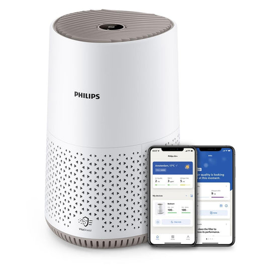 Philips Air Purifier 600 Series, Ultra-quiet and energy-efficient, For allergy sufferers, HEPA filter removes 99.97% of pollutants, Covers up to 44m2,
