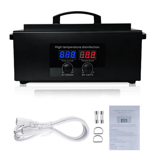 Double-layer High Temperature Steriliser, 600W Dry Heat Disinfector, Metal Tool Sanitizing Machine for Nail & Hair Salon,Temperature 300?, Dental