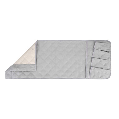 Sofa Chair Armrest Storage Organizer Non-Slip Couch Recliner Remote Control Holder Waterproof Sofa Arm Tidy Hanging Storage Bag with 5 Pockets Holder