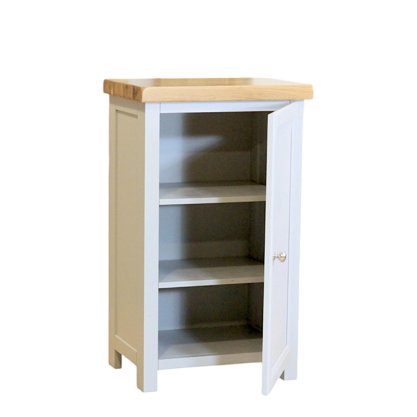 GROF Furniture Cashmere Grey Slim Cabinet, Wooden Shoe Cabinet for Hallway, Storage Unit for Living Room, Hallway Storage Unit 1 Door