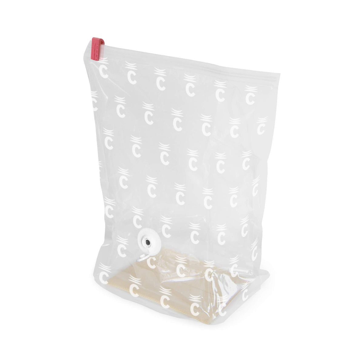 Compactor Compact Express Vacuum Compression Bag, Aspispace Collection, Medium Size, 30X20X50 cm, Transparent