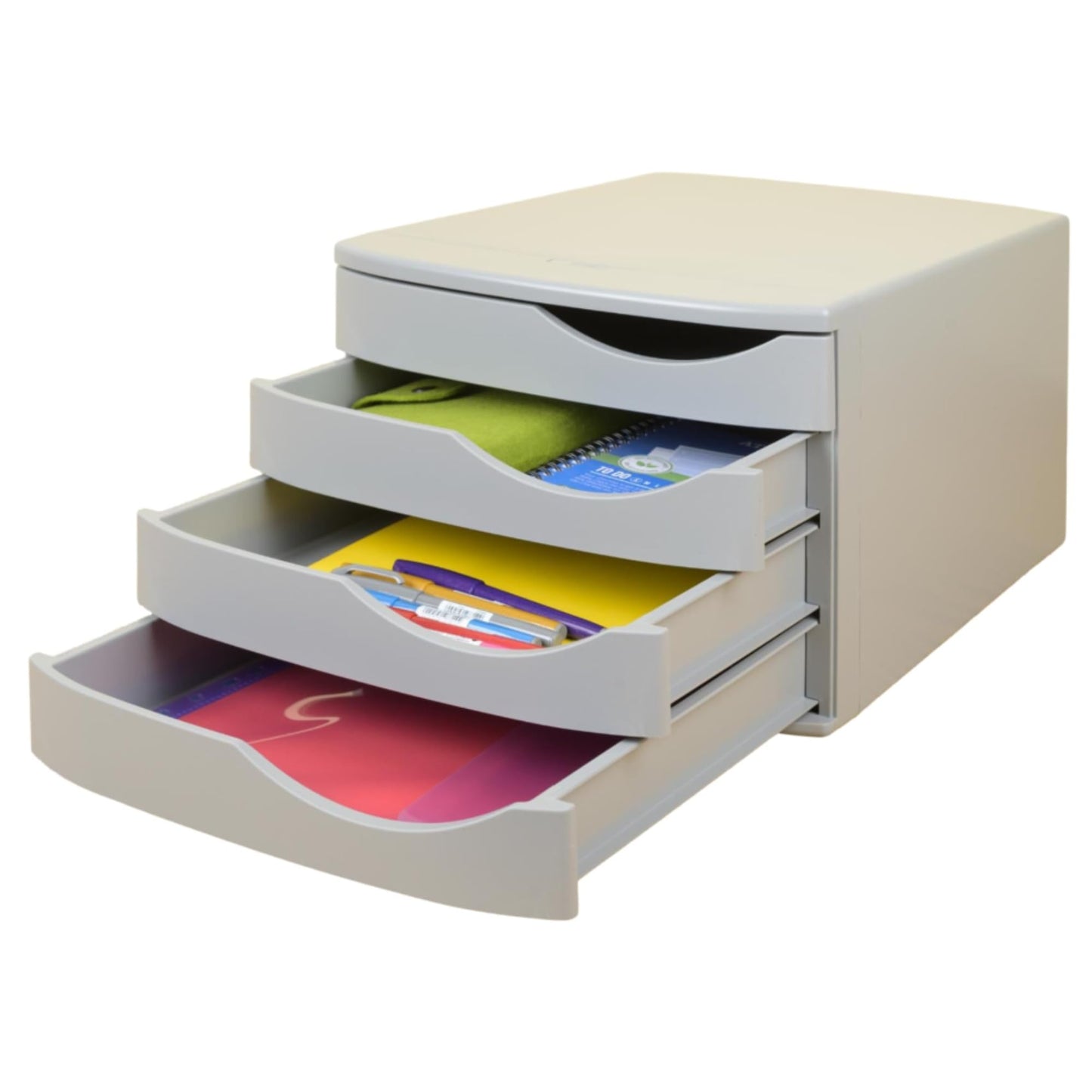 Jalema Desktop Drawer Set, Grey, 375 x 300 x 216 mm