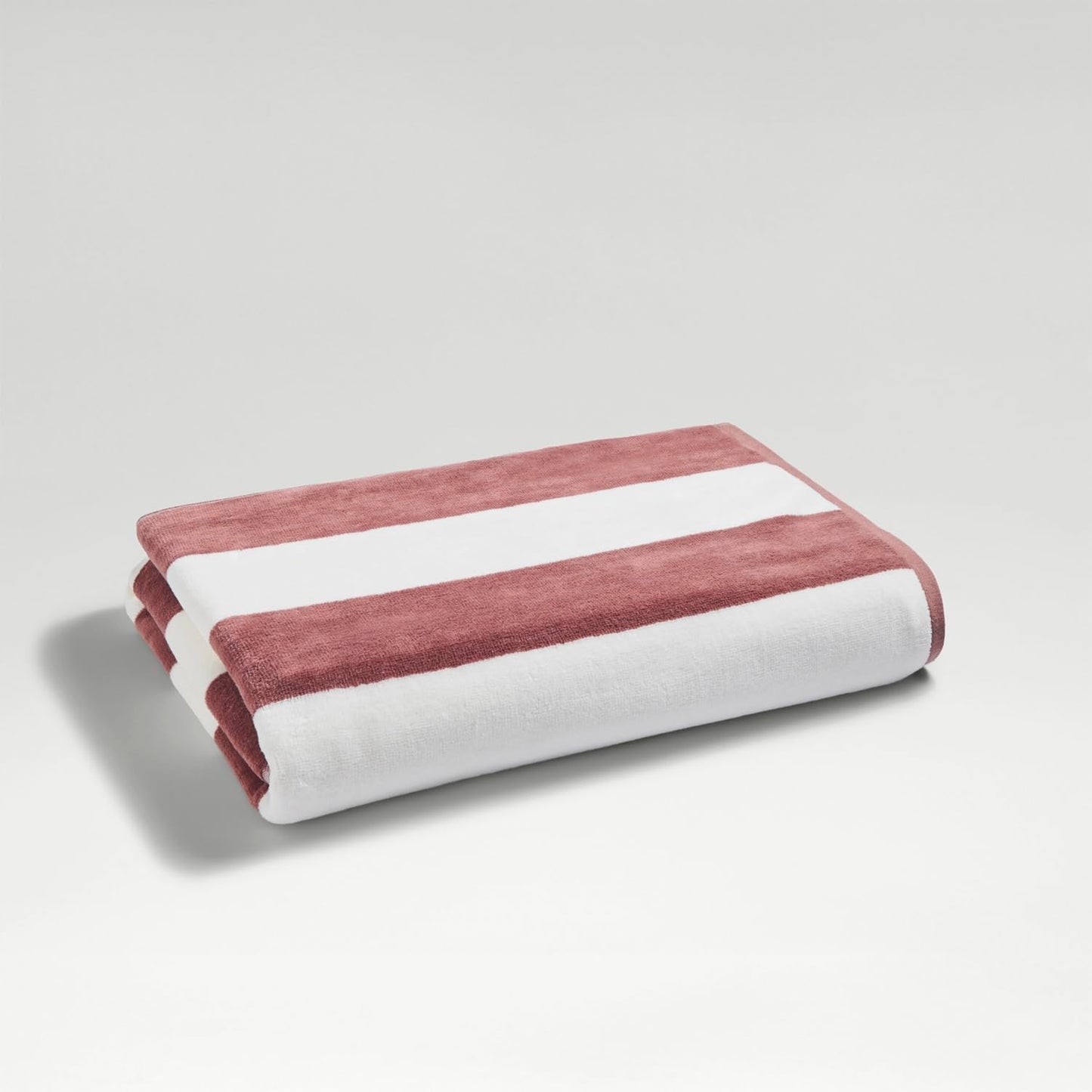 Christy Cabana Stripe Beach Towel | Extra Large | Sand Free | 100% Cotton | Luxury Super Soft Velour Front | Quick Dry Towelling Rear